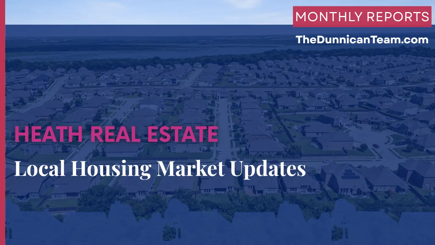 Heath TX housing market update — monthly home prices, inventory trends, and market conditions from NTREIS MLS data