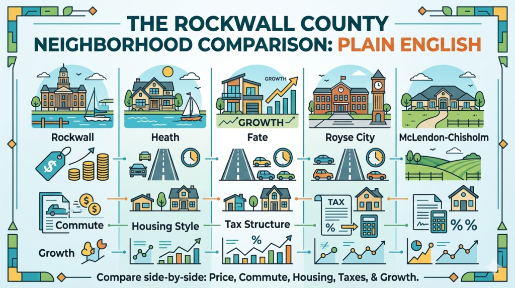 Rockwall County City Comparison Guide